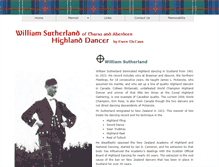 Tablet Screenshot of highlanddancinghistory.org